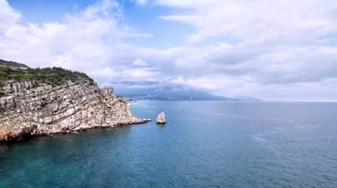 Black Sea coast Stock Footage 47890628