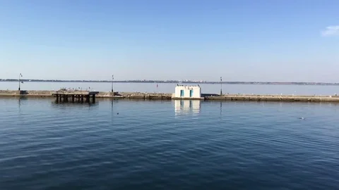 Black Sea Harbor Video stock 71717931