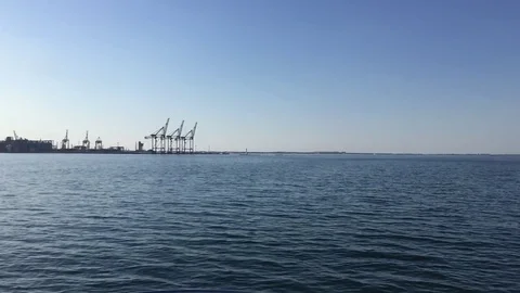 Black Sea Harbor Video stock 71718061