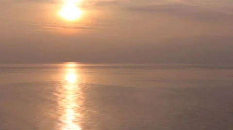 Black sea sunset Stock Footage 32321871