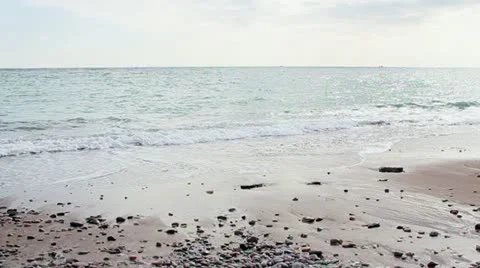 Black sea surf Stock Footage 10919482