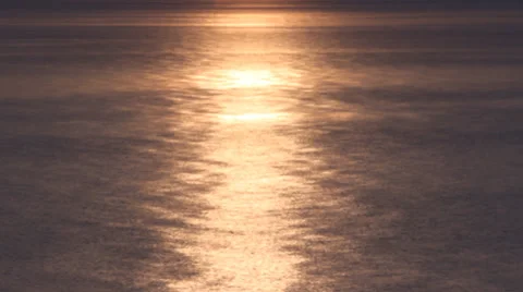 Black sea warm light Stock Footage 32321976