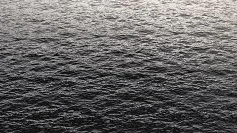 Black sea water background texture, side view Stock Illustration
