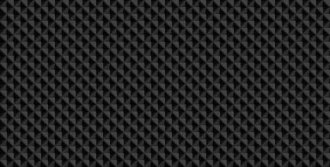Black seamless 3D square rhombus plastic background 스톡 일러스트