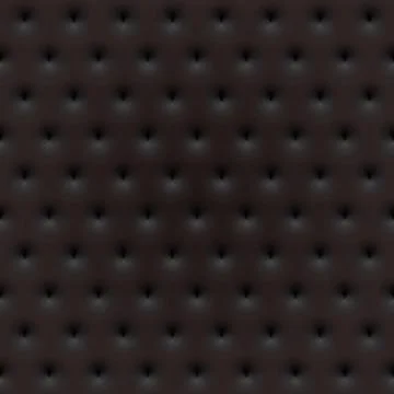Black seamless button stitched texture Stock Illustration