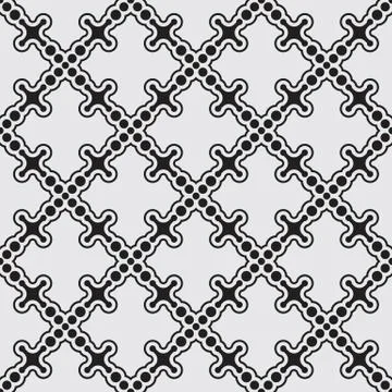 Black seamless pattern Stock Illustration