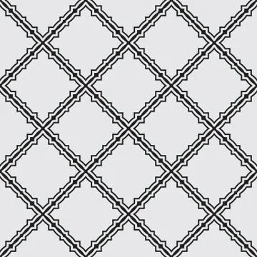 Black seamless pattern Stock Illustration