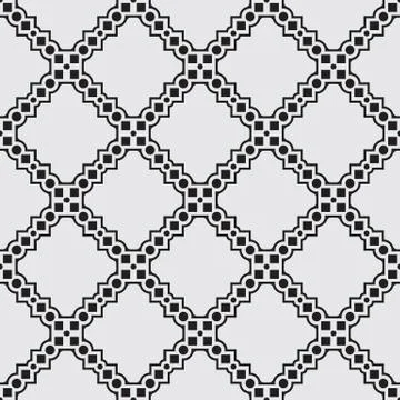 Black seamless pattern Stock Illustration