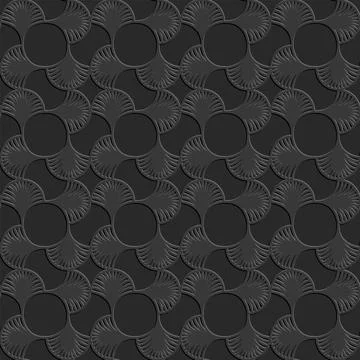 Black seamless pattern, monochrome arabesque ornate arabic dark black backgro Stockillustratie