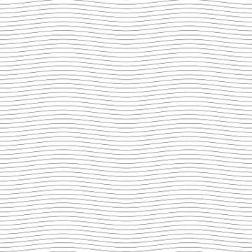 Black seamless wavy line pattern vector illustration Stock Illustration