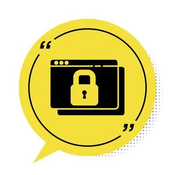 Black Secure your site with HTTPS, SSL icon isolated on white background. I.. Ilustración de archivo