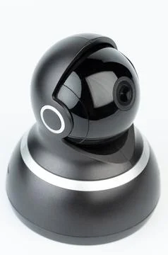 Black security camera Foto stock