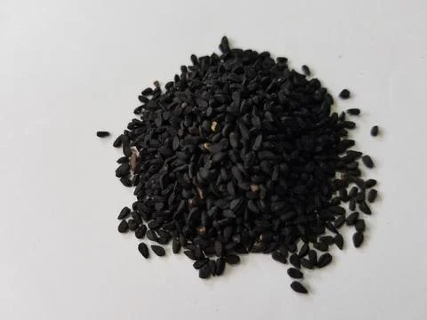 Black seeds Stock Photos
