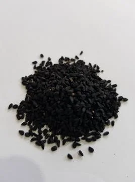 Black seeds Stock Photos
