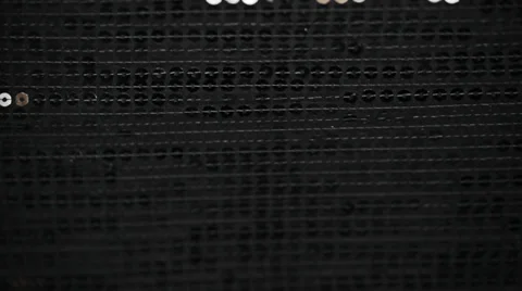 Black Sequins Moving Up and Down Stock Footage 34506199