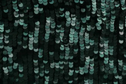 Black sequins pattern texture. fashion background Foto stock