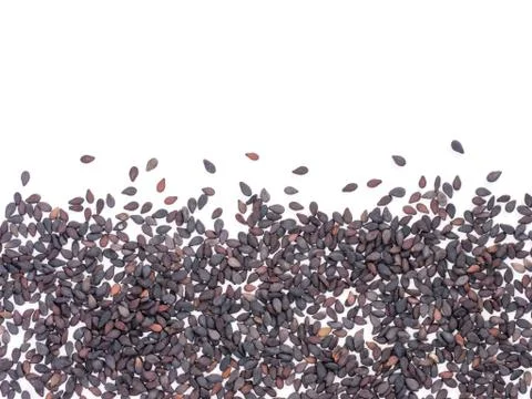 Black sesame background Stockfoto's