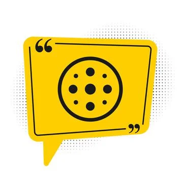 Black Sewing button for clothes icon isolated on white background. Clothing 스톡 일러스트