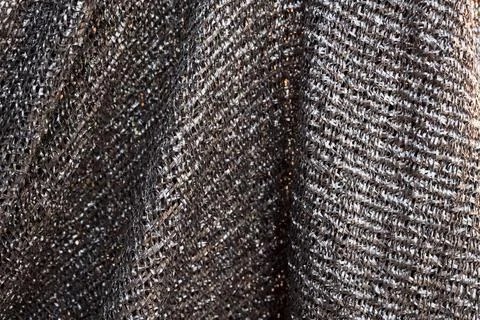 Black Shade Net Mesh Texture Background. woven net mesh texture. Stock Photos