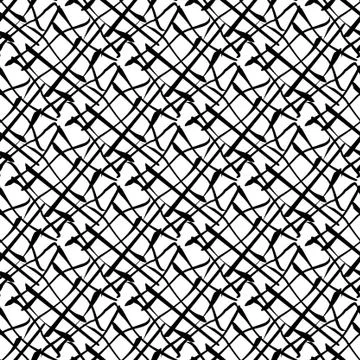 Black shapes on white background Stock Illustration