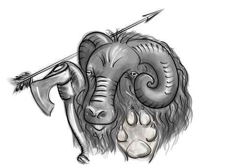 Black sheep Stock Illustration