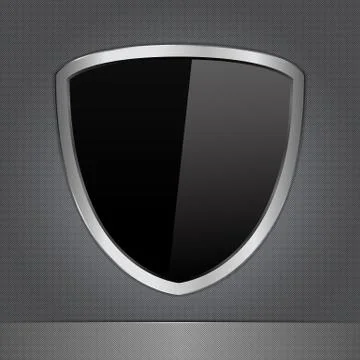 Black Shield Stock Illustration