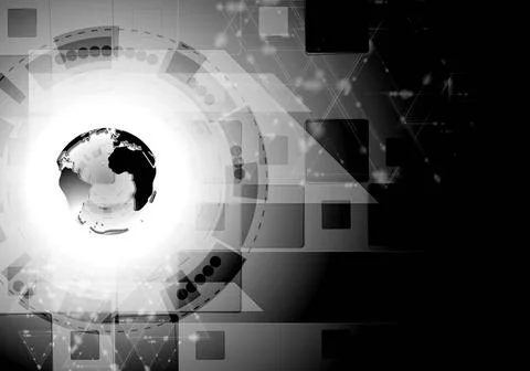Black shiny abstract technology background Black shiny abstract technology... 스톡 사진