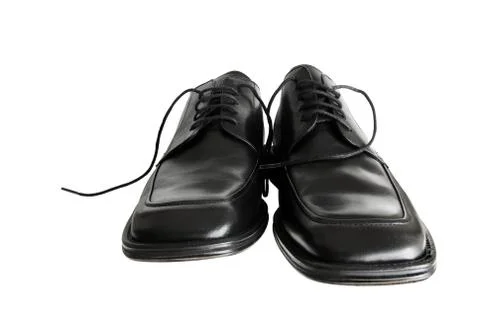 Black shoes Stock Photos