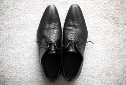 Black shoes Stock Photos