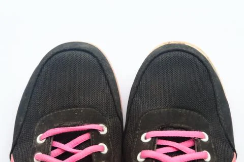 Black shoes. Stock-Fotos
