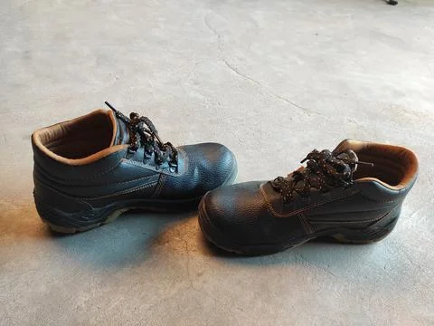 Black shoes Stock Photos