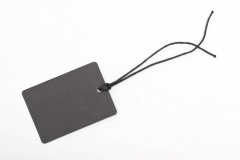 Black shop label Stock Photos
