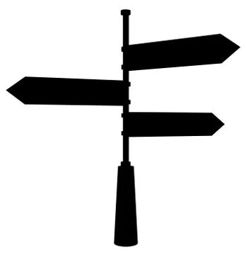 Black sign Stock Illustration