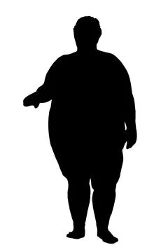 Silhouette Fat Woman Illustrations ~ Vectors | Pond5