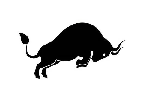 Black silhouette of a rat on a white background Stock Illustration