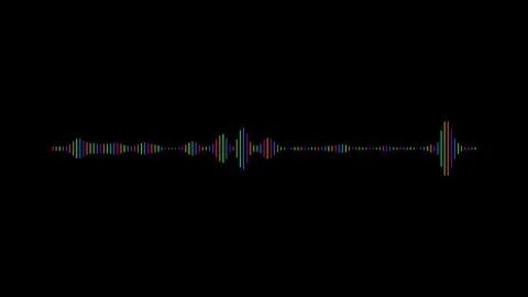 Black silhouette of six musical notes on a dark background black background Stock Illustration