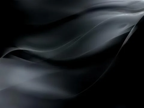 Black silk Illustrazione stock