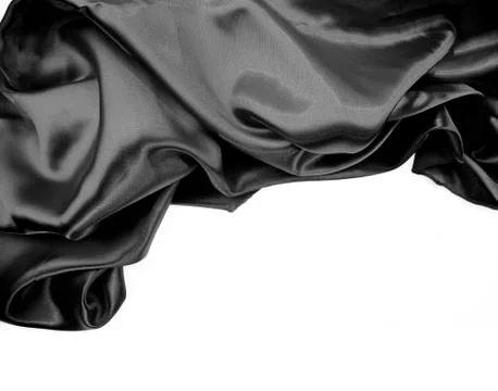 Black silk Stock Photos
