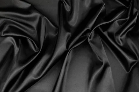 Black silk Stock Photos
