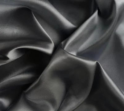 Black silk texture Stock Photos