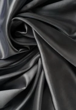 Black silk texture Stock Photos