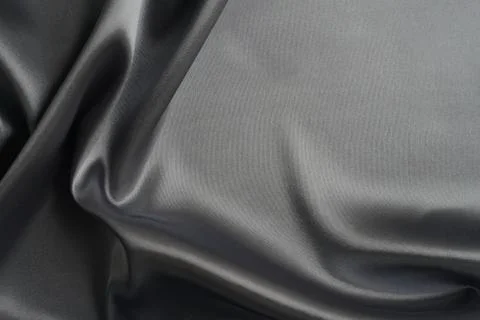 Black silk texture Stock Photos