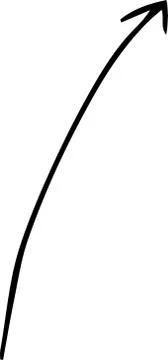 Black Simple thin arrow variation illustration Stock Illustration