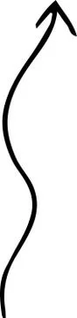 Black Simple thin arrow variation illustration Illustrazione stock