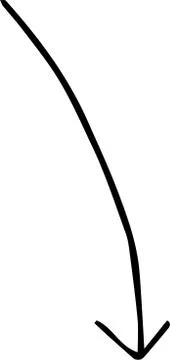 Black Simple thin arrow variation illustration Illustrazione stock