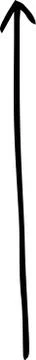 Black Simple thin arrow variation illustration Stock Illustration