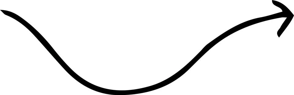Black Simple thin arrow variation illustration Illustrazione stock