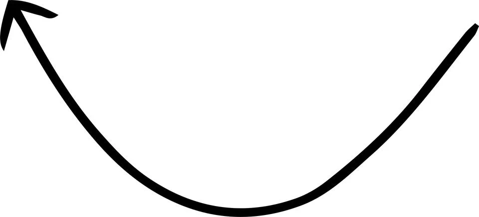 Black Simple thin arrow variation illustration Illustrazione stock