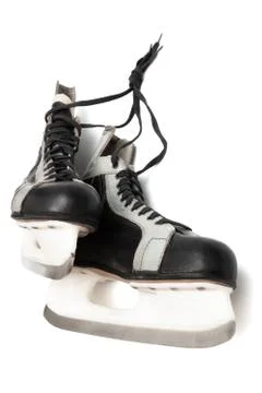 Black skates Foto stock