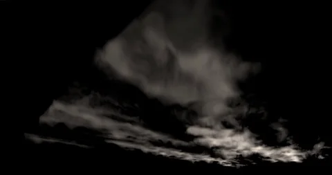 Black Sky And Clouds On The Movement Stock Footage 108911868